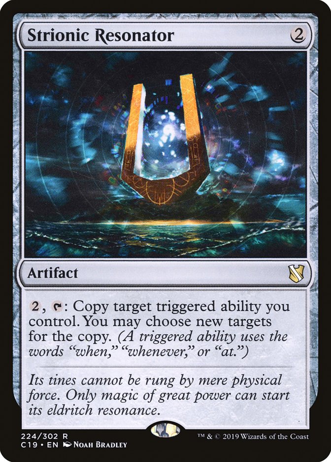 Strionic Resonator [Commander 2019] Magic: The Gathering
