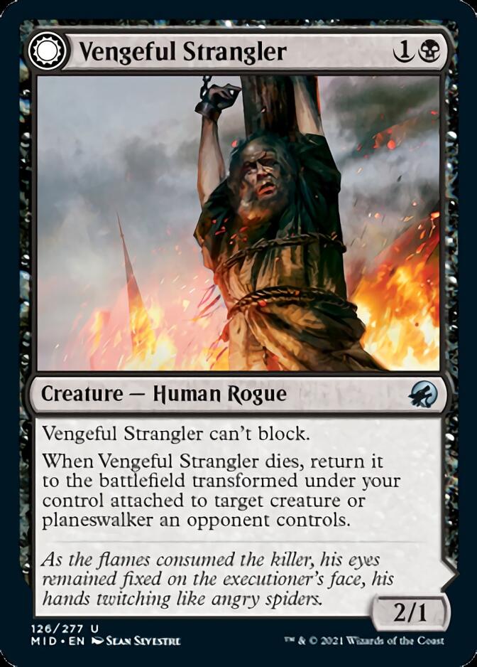 Vengeful Strangler // Strangling Grasp [Innistrad: Midnight Hunt] Magic: The Gathering