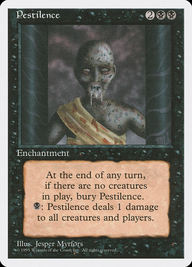 Pestilence [Fourth Edition] Magic: The Gathering