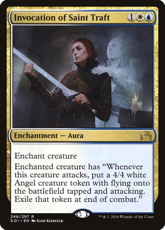 Invocation of Saint Traft [Shadows over Innistrad] Magic: The Gathering