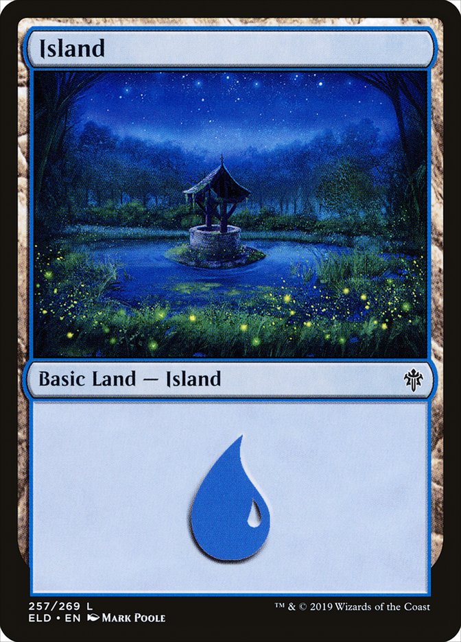 Island (257) [Throne of Eldraine] Magic: The Gathering