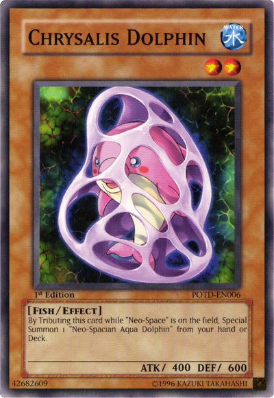 Chrysalis Dolphin [POTD-EN006] Common Yu-Gi-Oh!