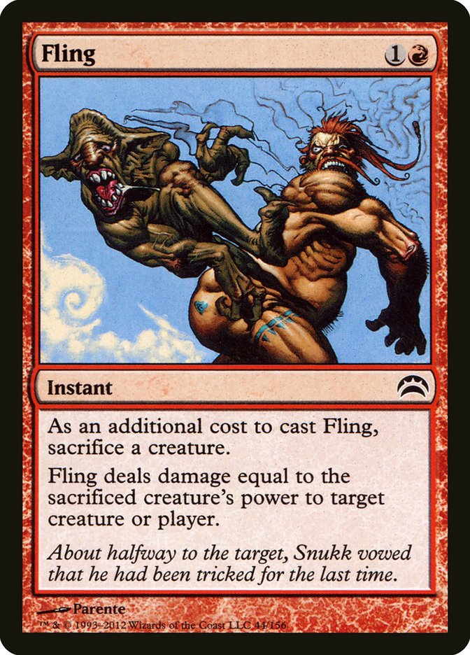 Fling [Planechase 2012] Magic: The Gathering