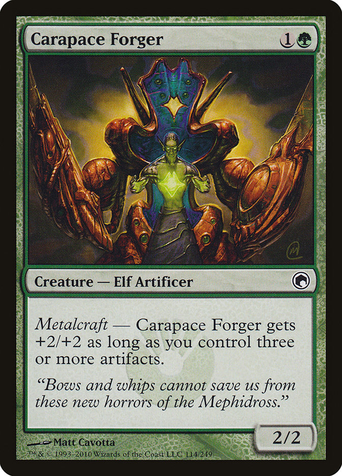 Carapace Forger [Scars of Mirrodin] Magic: The Gathering