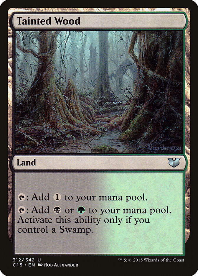 Tainted Wood [Commander 2015] Magic: The Gathering