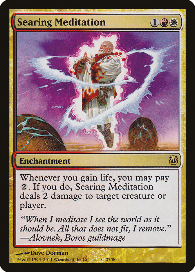 Searing Meditation [Duel Decks: Ajani vs. Nicol Bolas] Magic: The Gathering