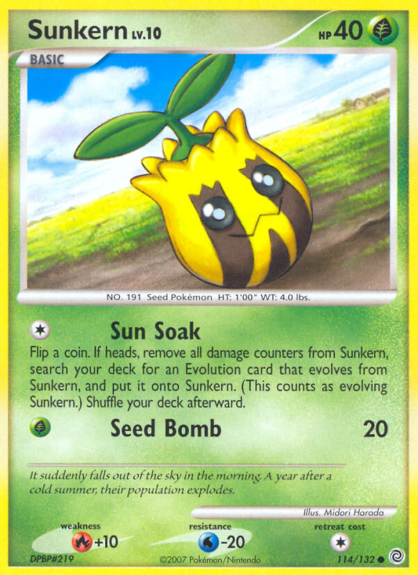 Sunkern (114/132) [Diamond & Pearl: Secret Wonders] Pokémon