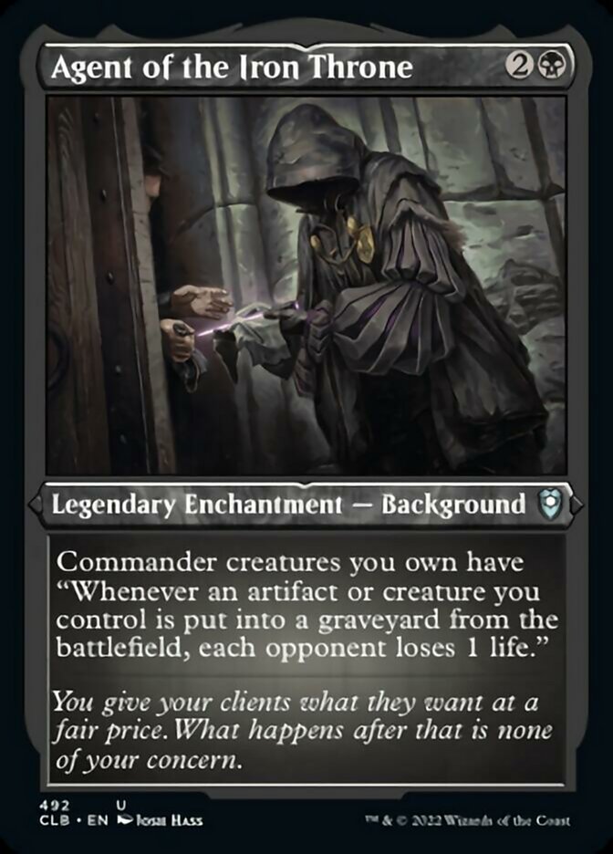 Agent of the Iron Throne (Foil Etched) [Commander Legends: Battle for Baldur's Gate] Magic: The Gathering