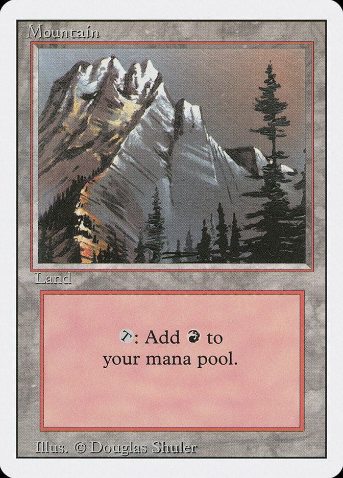 Mountain (301) [Revised Edition] Magic: The Gathering