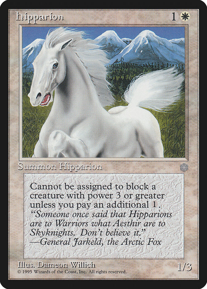 Hipparion [Ice Age] Magic: The Gathering