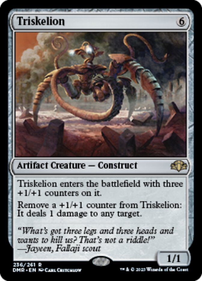Triskelion [Dominaria Remastered] Magic: The Gathering