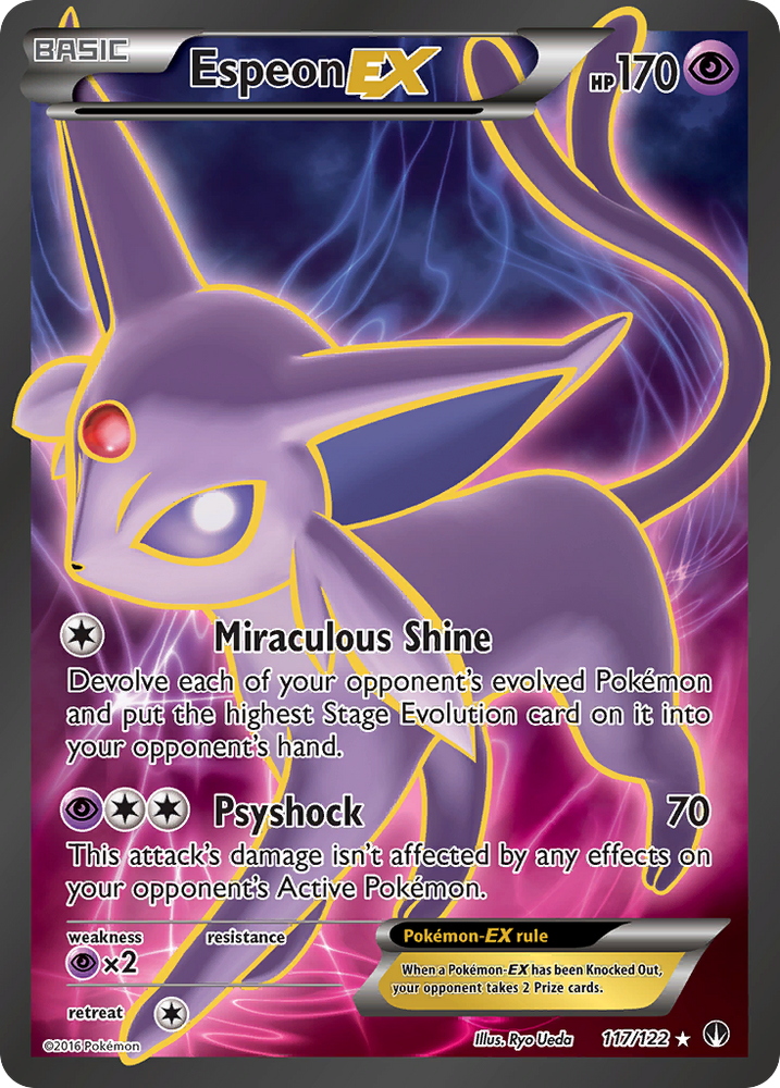 Espeon EX (117/122) [XY: BREAKpoint] Pokémon