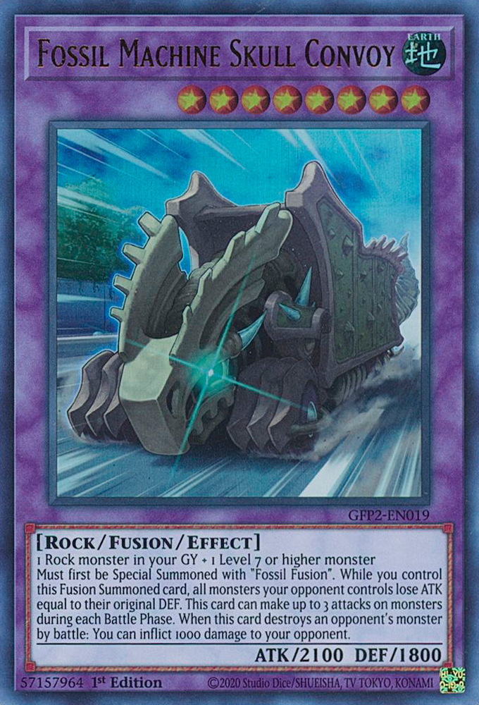 Fossil Machine Skull Convoy [GFP2-EN019] Ultra Rare Yu-Gi-Oh!