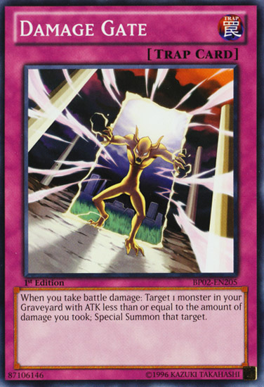 Damage Gate [BP02-EN205] Common Yu-Gi-Oh!