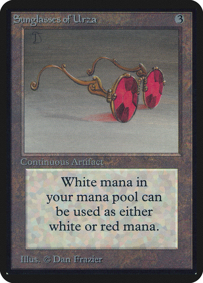 Sunglasses of Urza [Alpha Edition] Magic: The Gathering