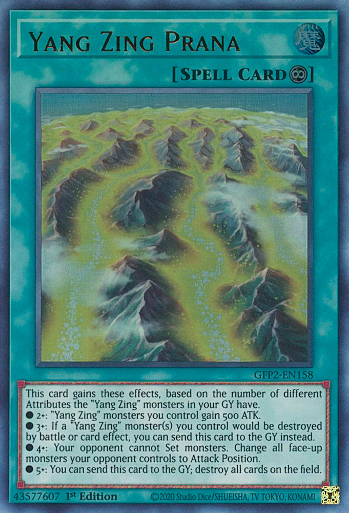Yang Zing Prana [GFP2-EN158] Ultra Rare Yu-Gi-Oh!
