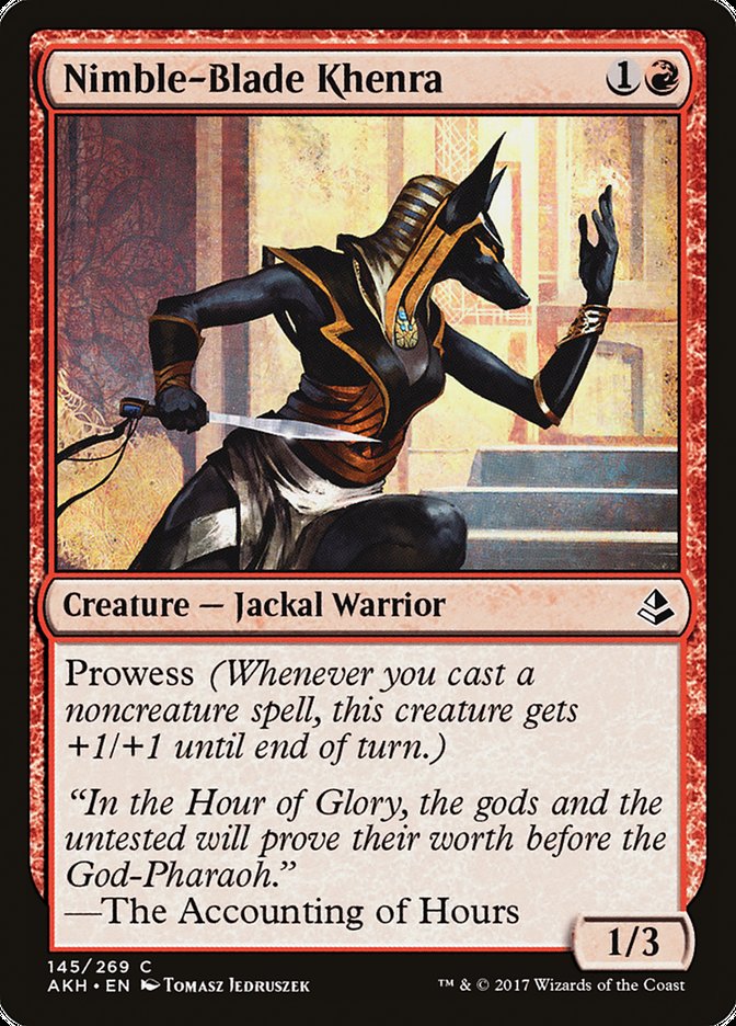 Nimble-Blade Khenra [Amonkhet] Magic: The Gathering