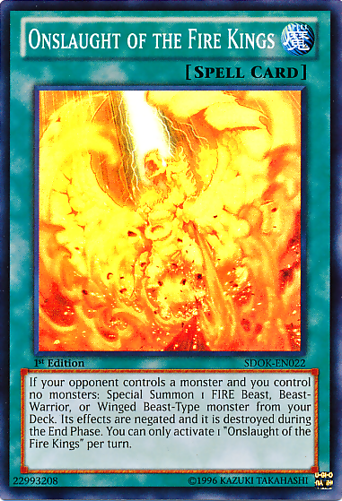 Onslaught of the Fire Kings [SDOK-EN022] Super Rare Yu-Gi-Oh!