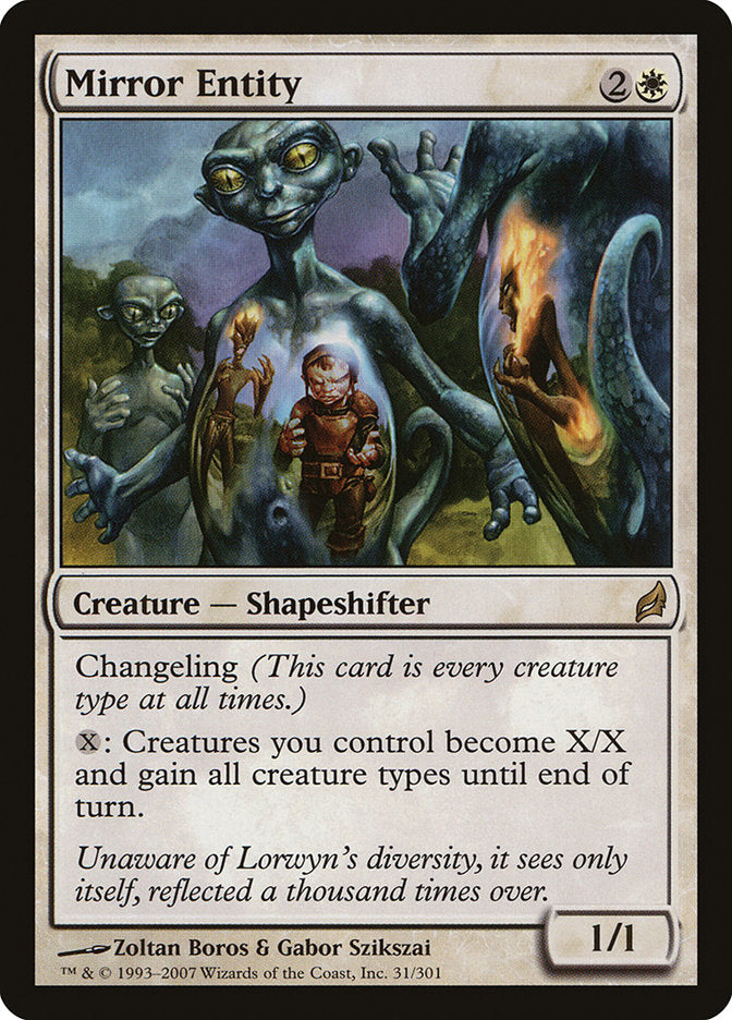 Mirror Entity [Lorwyn] Magic: The Gathering