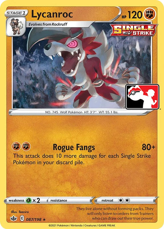 Lycanroc (087/198) [Prize Pack Series One] Pokémon