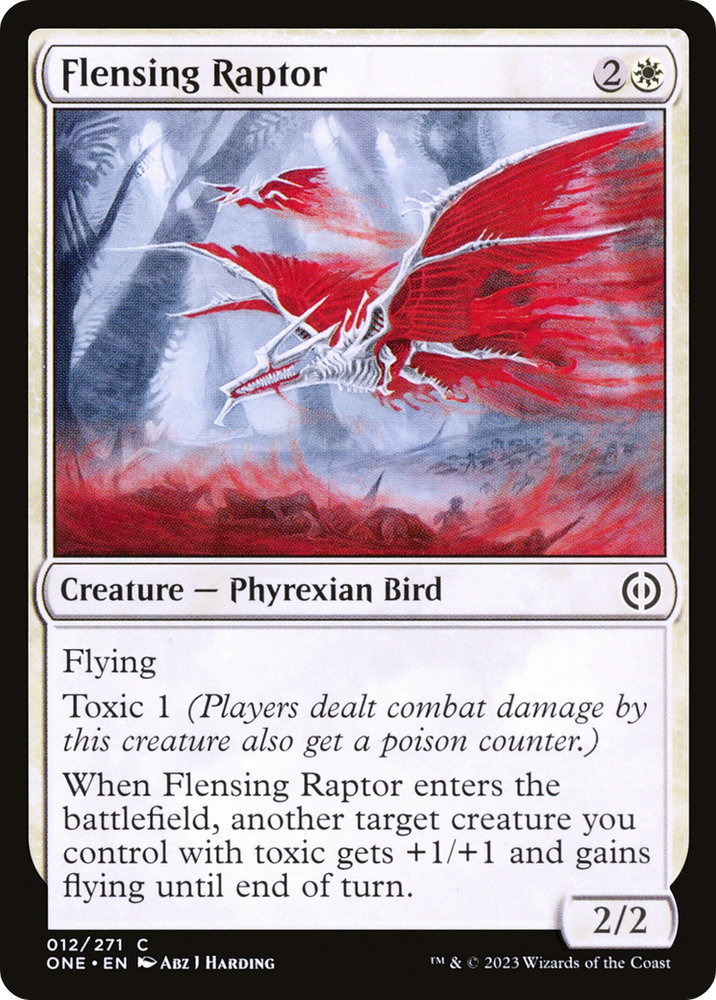 Flensing Raptor [Phyrexia: All Will Be One] Magic: The Gathering