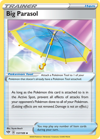 Big Parasol (157/189) [Sword & Shield: Darkness Ablaze] Pokémon
