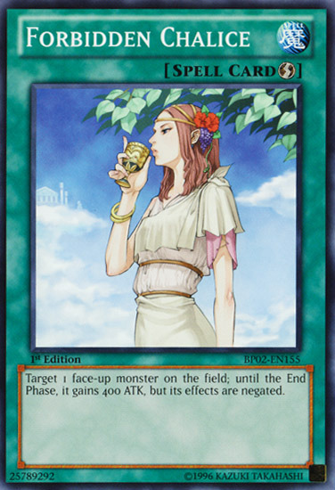 Forbidden Chalice [BP02-EN155] Common Yu-Gi-Oh!