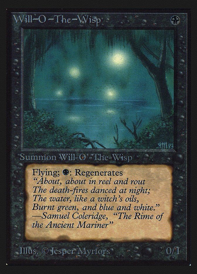 Will-o'-the-Wisp [International Collectors' Edition] Magic: The Gathering