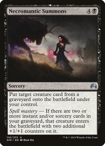 Necromantic Summons [Magic Origins] Magic: The Gathering