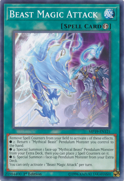 Beast Magic Attack [MP19-EN121] Common Yu-Gi-Oh!