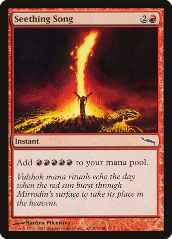 Seething Song [Mirrodin] Magic: The Gathering