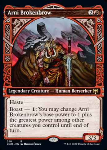 Arni Brokenbrow (Showcase) [Kaldheim] Magic: The Gathering