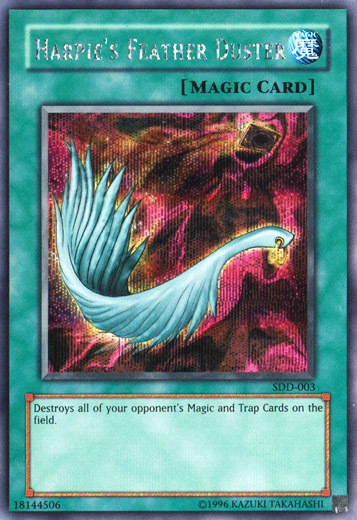 Harpie's Feather Duster [SDD-003] Secret Rare Yu-Gi-Oh!