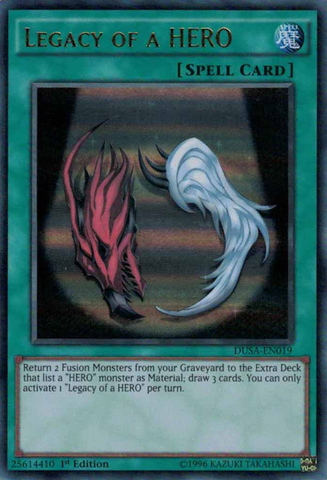 Legacy of a Hero [DUSA-EN019] Ultra Rare Yu-Gi-Oh!