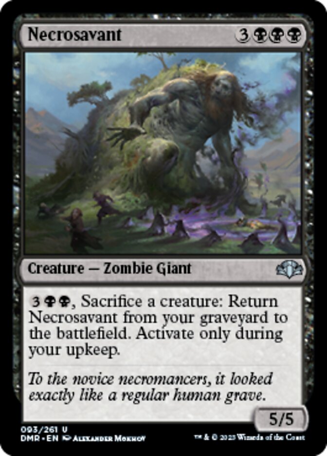 Necrosavant [Dominaria Remastered] Magic: The Gathering