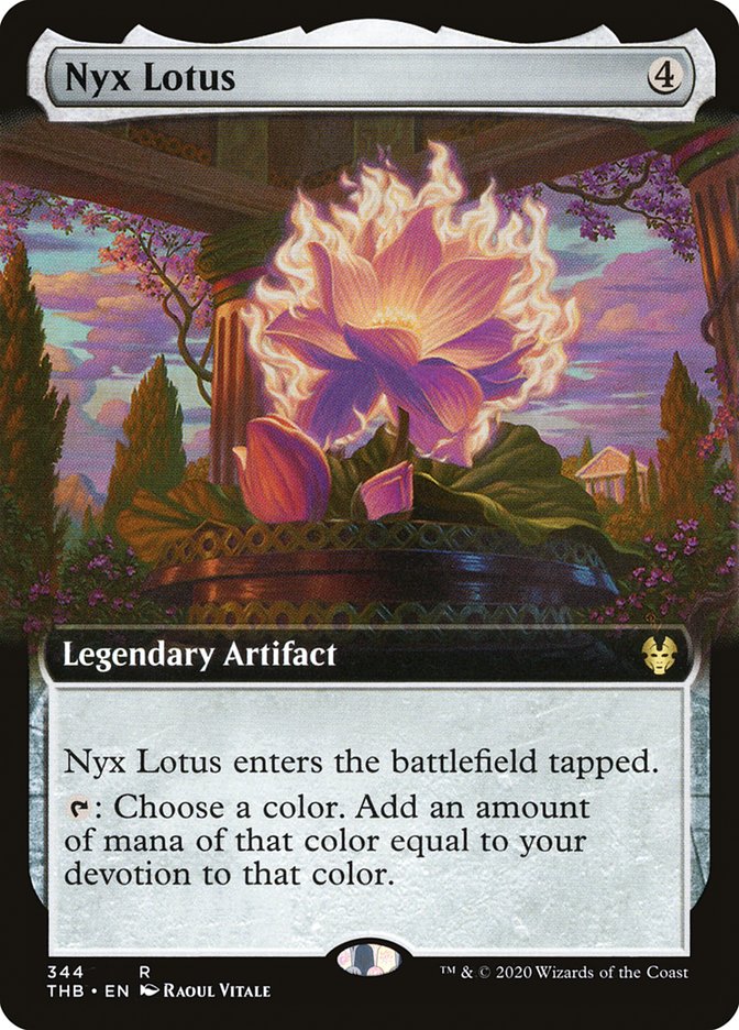 Nyx Lotus (Extended Art) [Theros Beyond Death] Magic: The Gathering