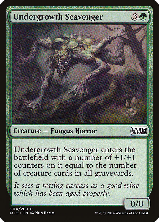 Undergrowth Scavenger [Magic 2015] Magic: The Gathering