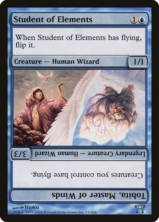 Student of Elements // Tobita, Master of Winds [Champions of Kamigawa] Magic: The Gathering