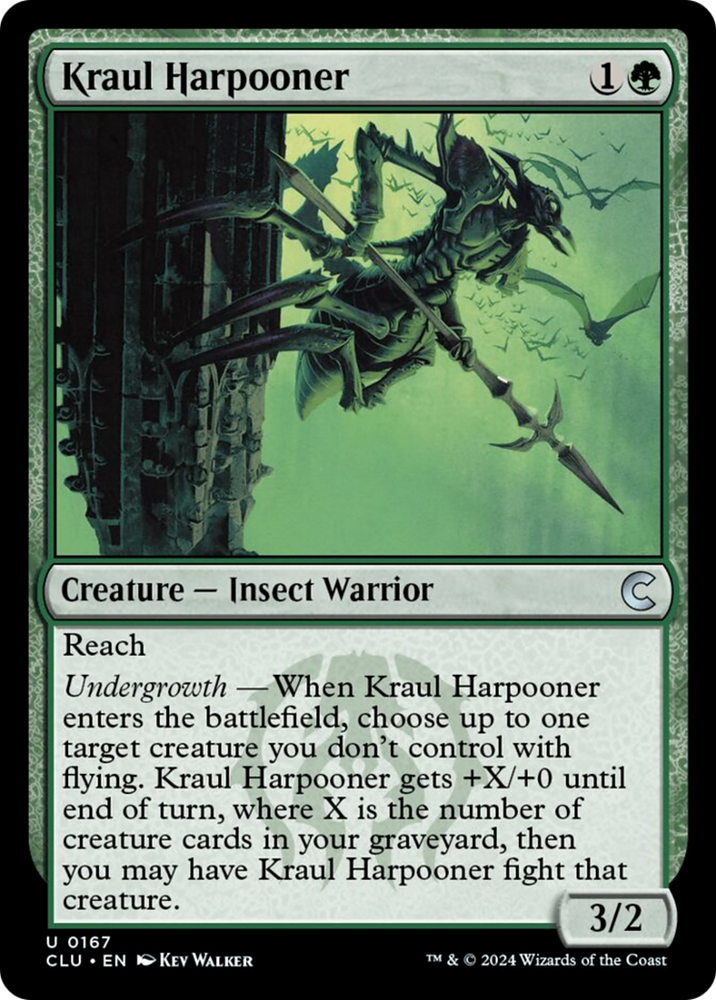 Kraul Harpooner [Ravnica: Clue Edition] Magic: The Gathering