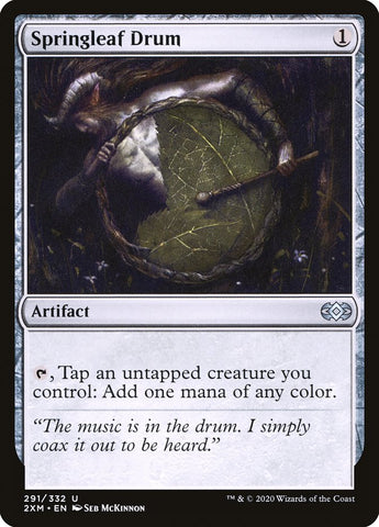 Springleaf Drum [Double Masters] Magic: The Gathering