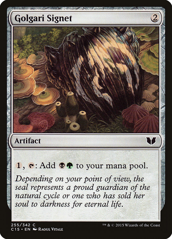 Golgari Signet [Commander 2015] Magic: The Gathering