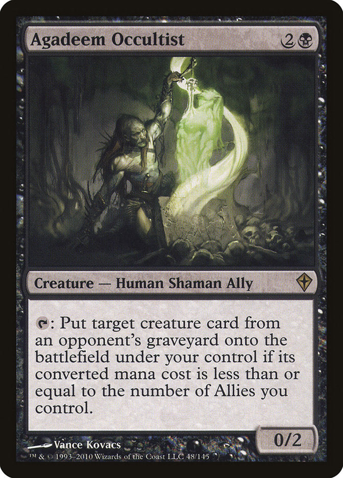 Agadeem Occultist [Worldwake] Magic: The Gathering