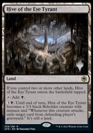 Hive of the Eye Tyrant (Promo Pack) [Dungeons & Dragons: Adventures in the Forgotten Realms Promos] Magic: The Gathering