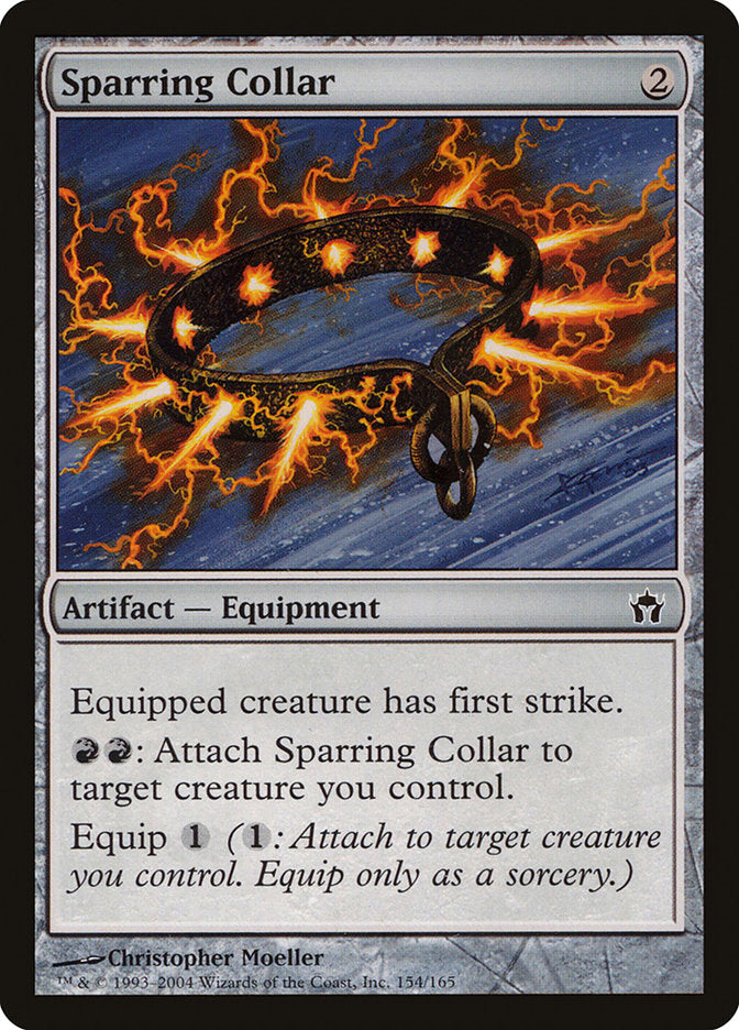 Sparring Collar [Fifth Dawn] Magic: The Gathering