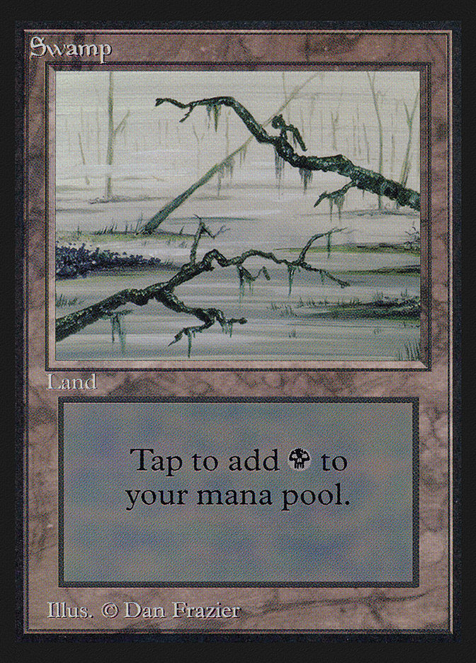 Swamp (296) [Collectors' Edition] Magic: The Gathering