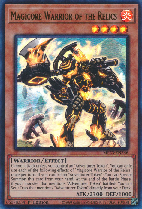 Magicore Warrior of the Relics [MP23-EN266] Ultra Rare Yu-Gi-Oh!