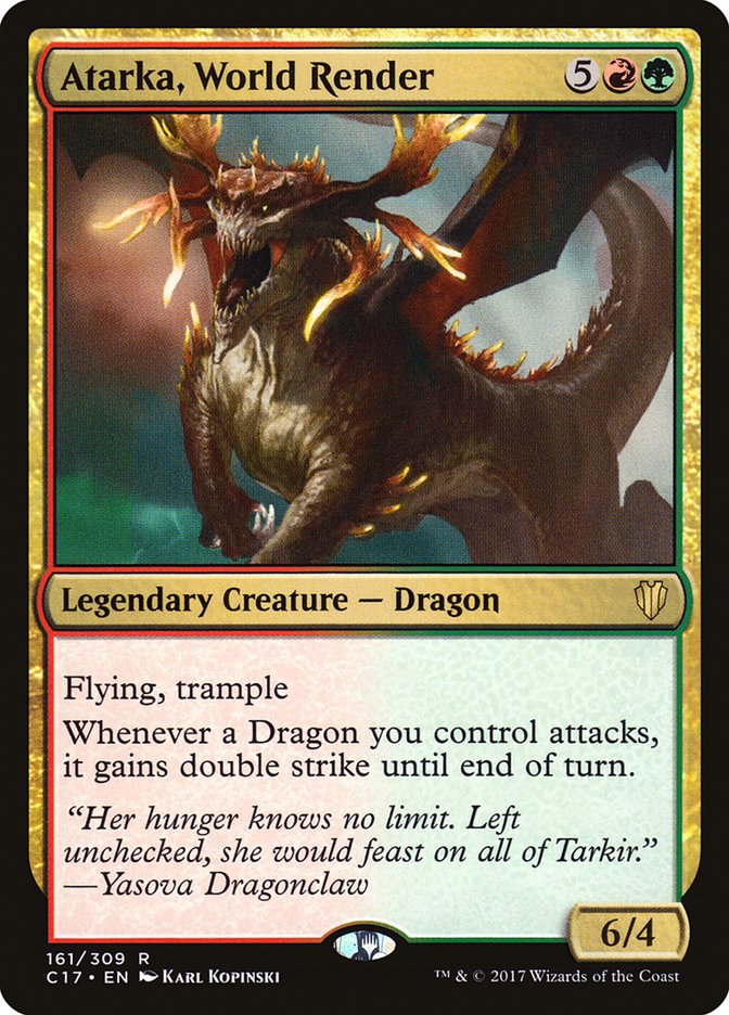 Atarka, World Render [Commander 2017] Magic: The Gathering