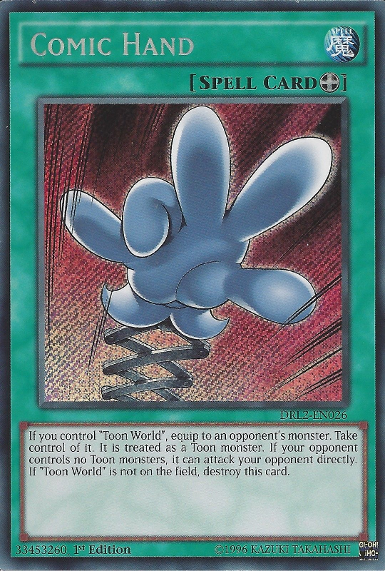 Comic Hand [DRL2-EN026] Secret Rare Yu-Gi-Oh!