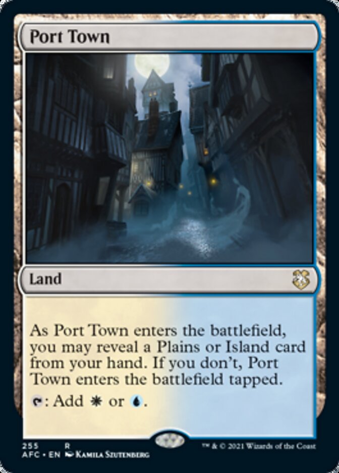 Port Town [Dungeons & Dragons: Adventures in the Forgotten Realms Commander] Magic: The Gathering