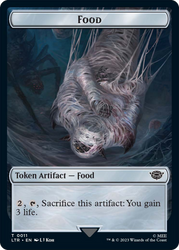 Food (11) // Tentacle Double-Sided Token [The Lord of the Rings: Tales of Middle-Earth Tokens] Magic: The Gathering